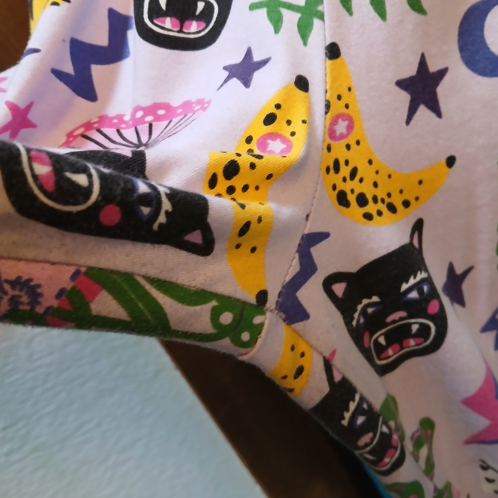 Colorful Animal Print Jumpsuit - Lavender - Picture 2 of 6